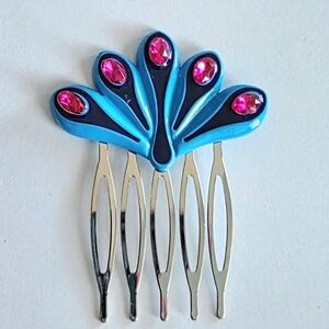 Peacock Hair Comb